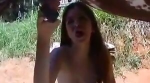 brunette,horse-sex